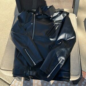 Men’s fake leather jacket